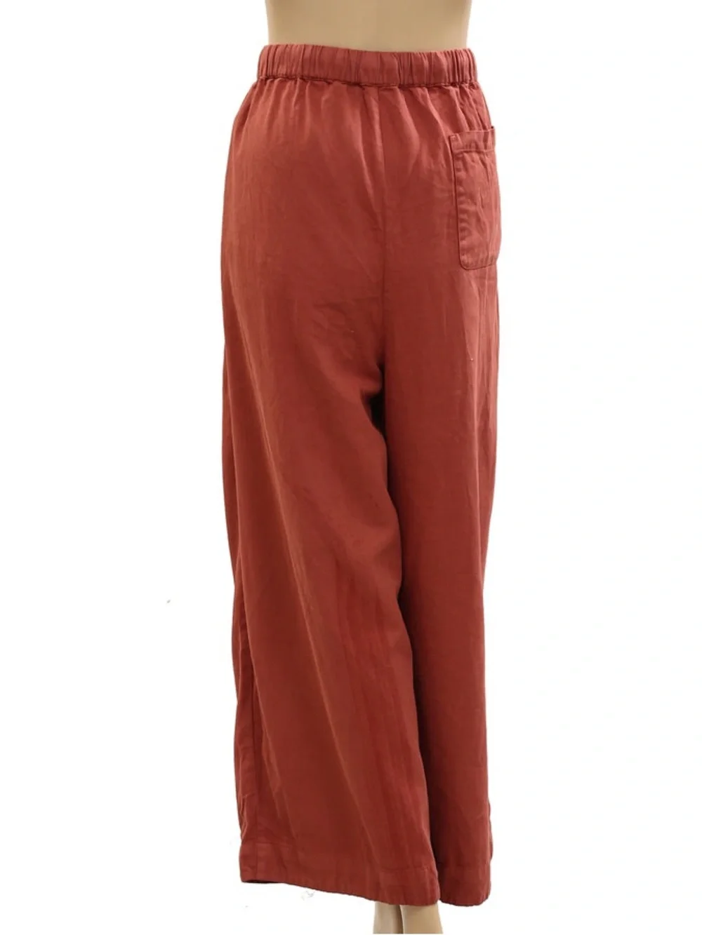 Free People Wild Is The Wind wide-leg pants rust color